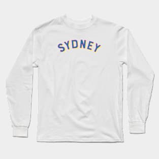 Sydney Australia Vintage Arched Type Long Sleeve T-Shirt